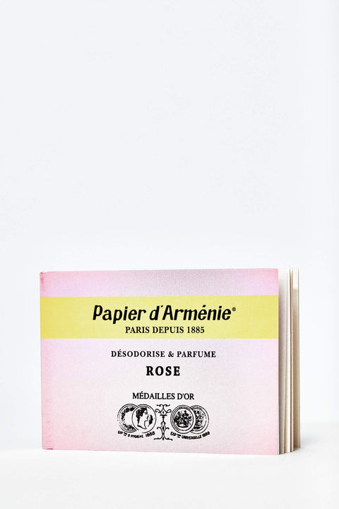 Le Papier d'Armenie rose Incense paper arménie - Les Vides Anges papier d armenie